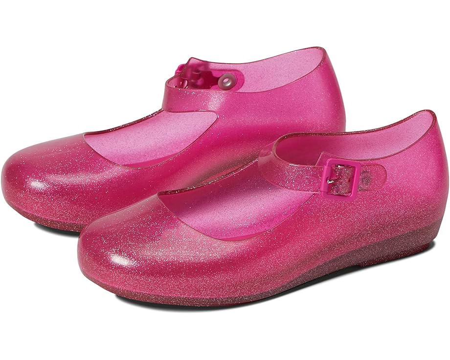 Балетки Mini Melissa Dora III BB, цвет Pink/Glitter Silver