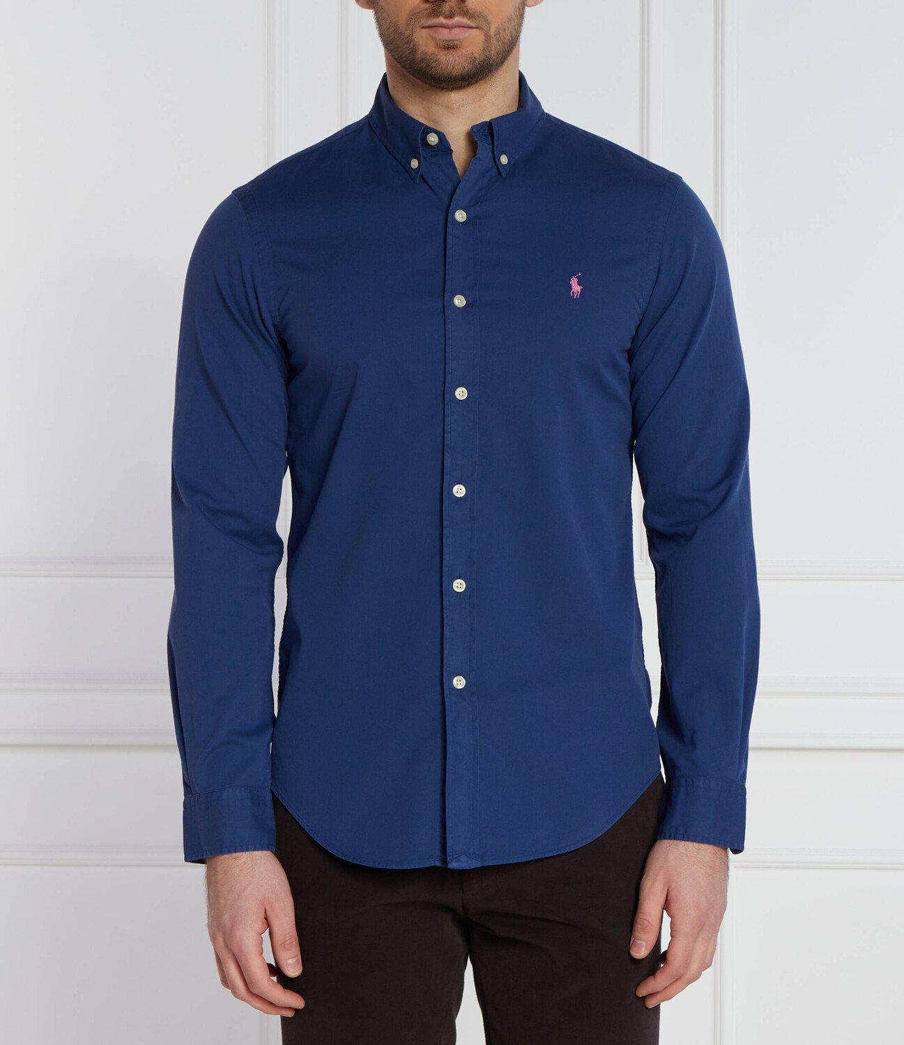 

Рубашка POLO RALPH LAUREN Slim Fit, синий
