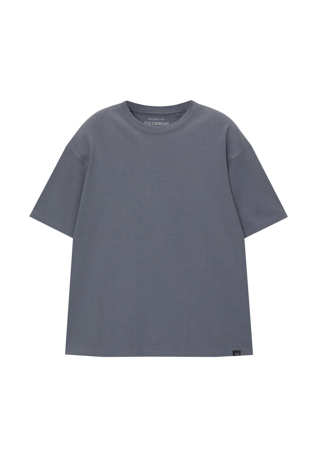 

Базовая футболка PULL&BEAR, сине-серый