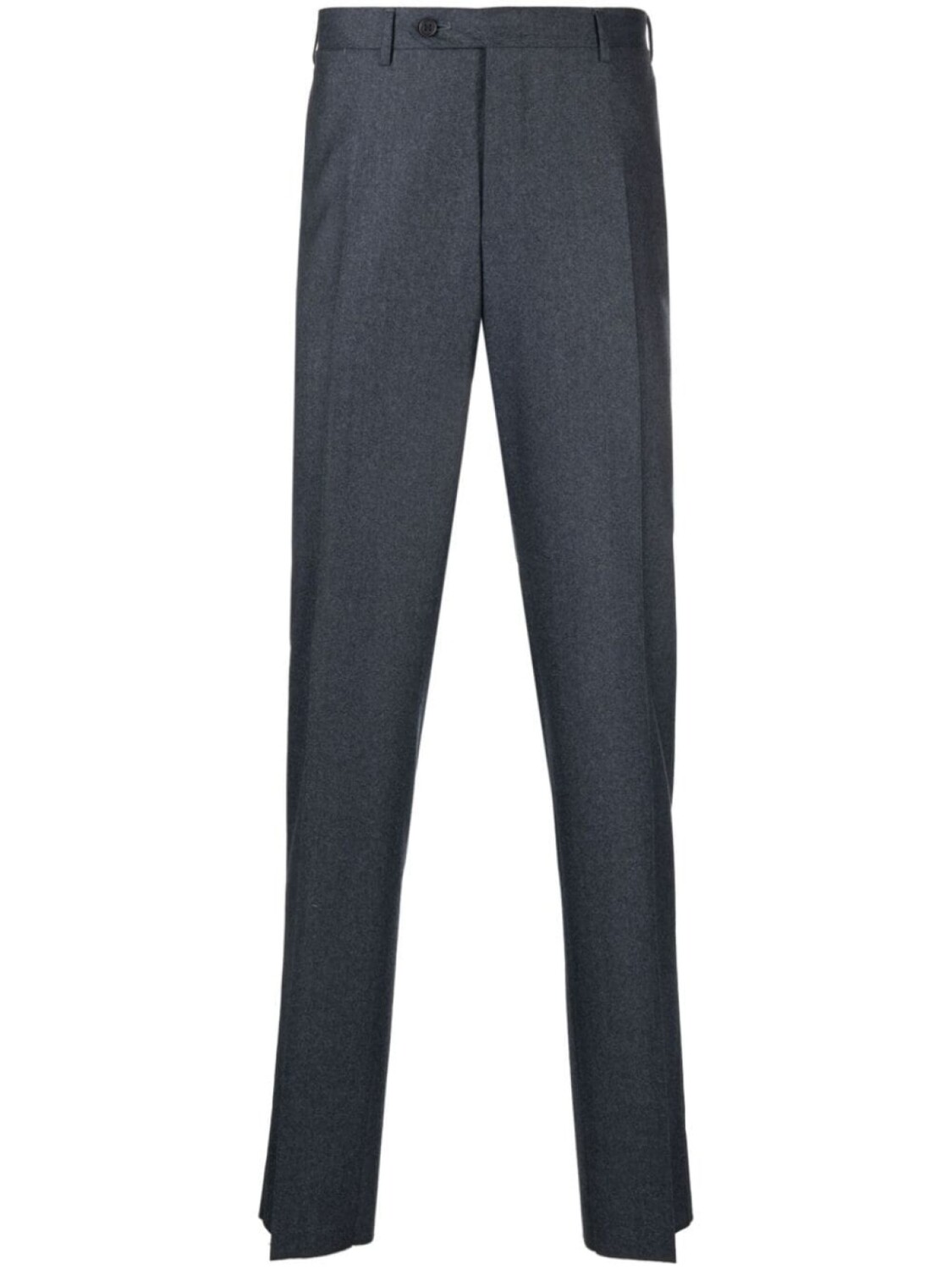 

Canali straight-leg wool trousers, синий