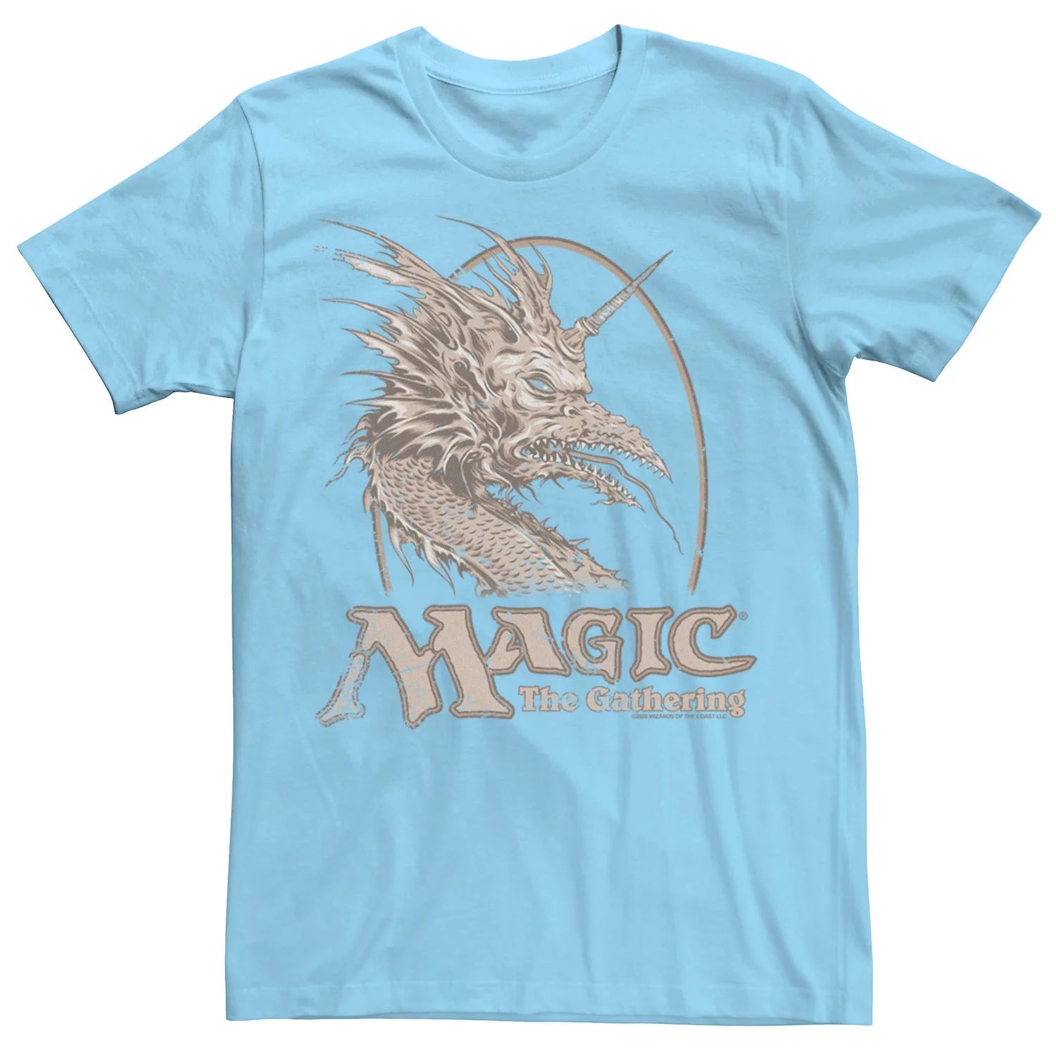 Мужская футболка с логотипом Magic: The Gathering Retro Dragon Licensed Character