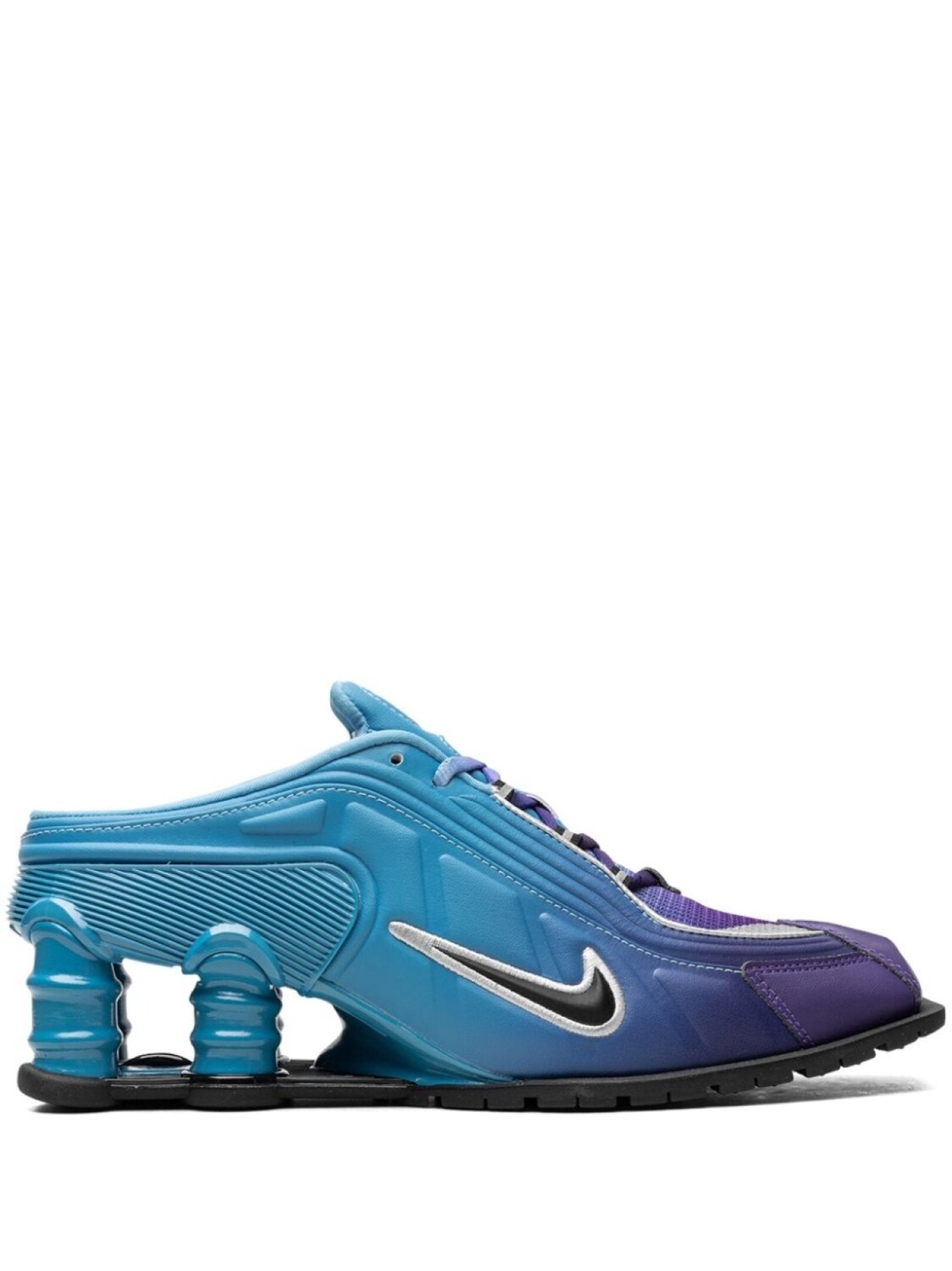 

Кроссовки x Martine Rose Shox R4 Mule Safety Orange Nike, синий
