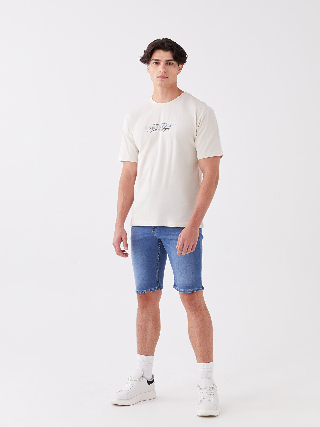 

Мужские джинсовые шорты стандартного кроя LCW Jeans, среднее индиго родео