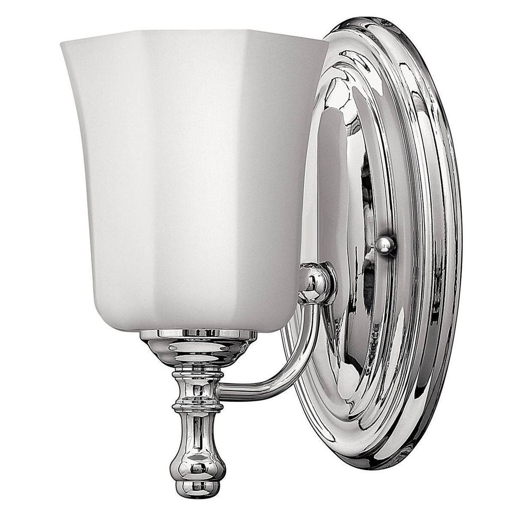 

Настенный светильник Shelly, полированный хром, белое стекло, светодиод Elstead Lighting