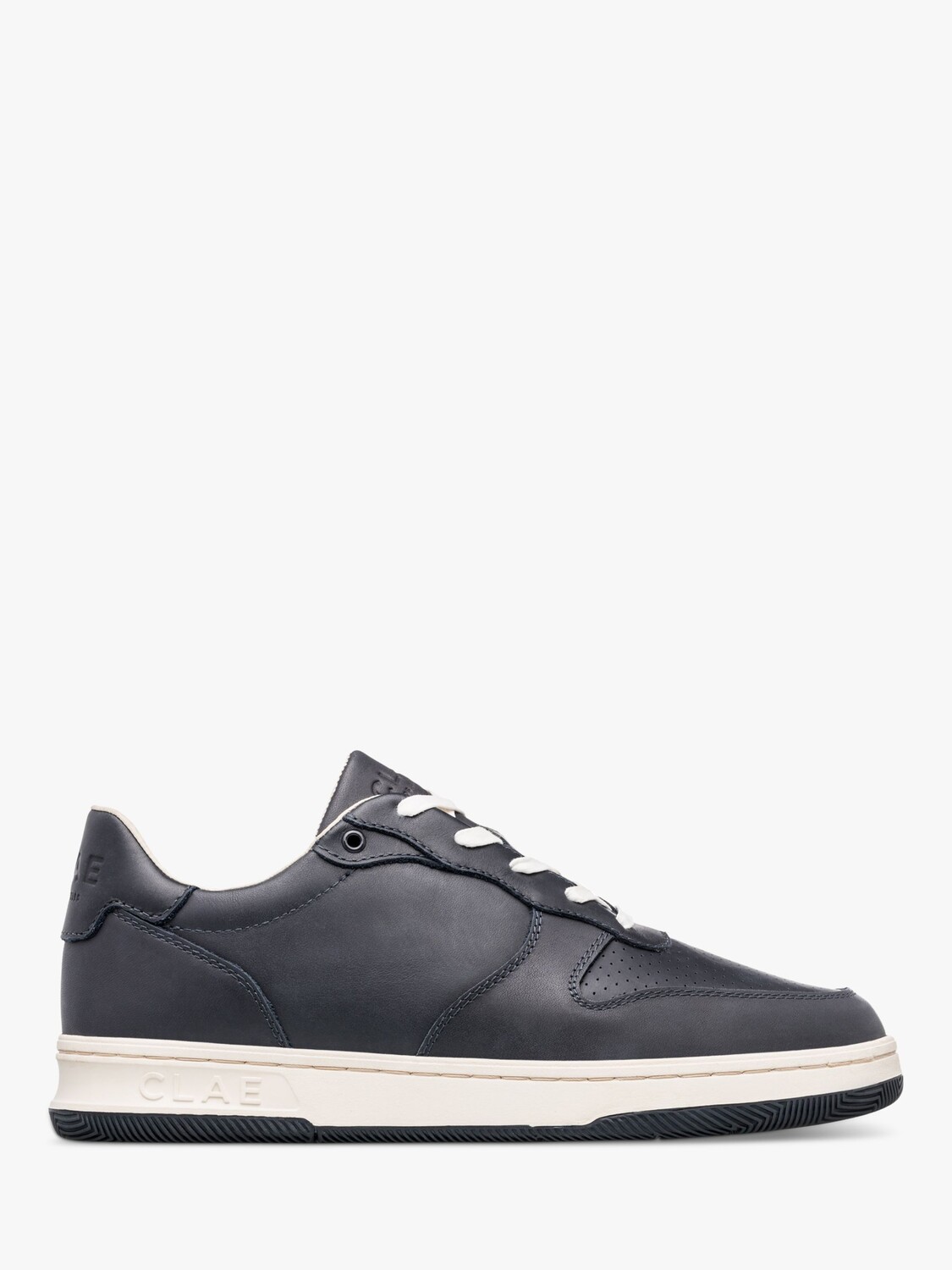 

Кожаные кроссовки Malone на шнуровке CLAE, глубокий темно-синий