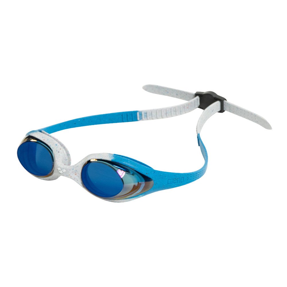 Очки для плавания Arena Spider Mirror Junior, синий очки arena air junior черный бирюзовый 005381 101