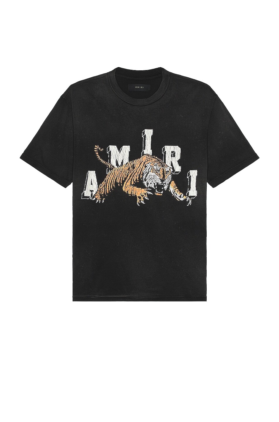 

Футболка Amiri Vintage Tiger, черный