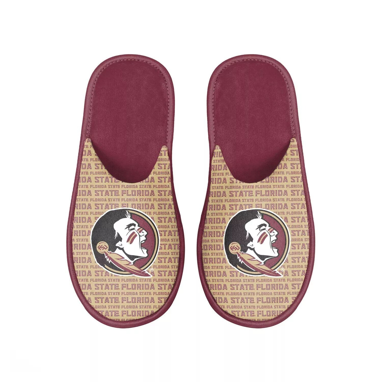 

Мужские шлепанцы с логотипом FOCO Florida State Seminoles Scuff