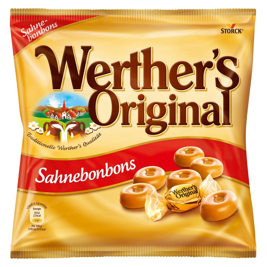 

Конфеты Werthers Original классические сливочные с маслом и сливками 245г Storck