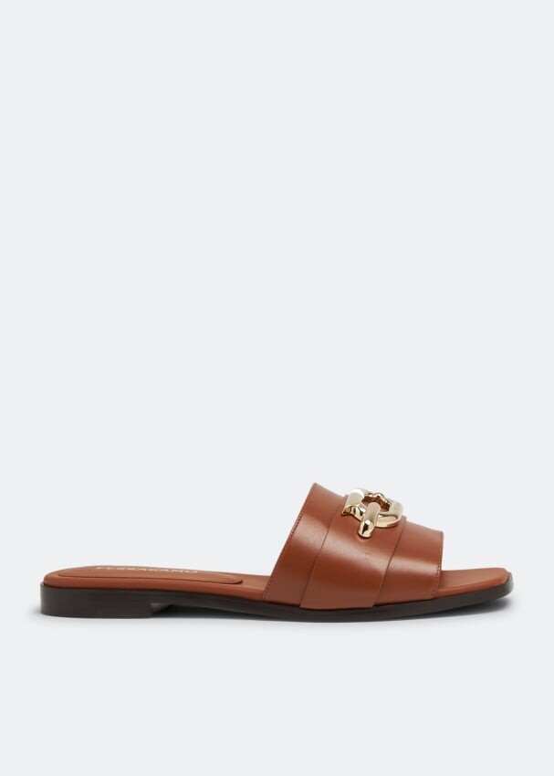 

Сандалии Ferragamo Priscilla, коричневый