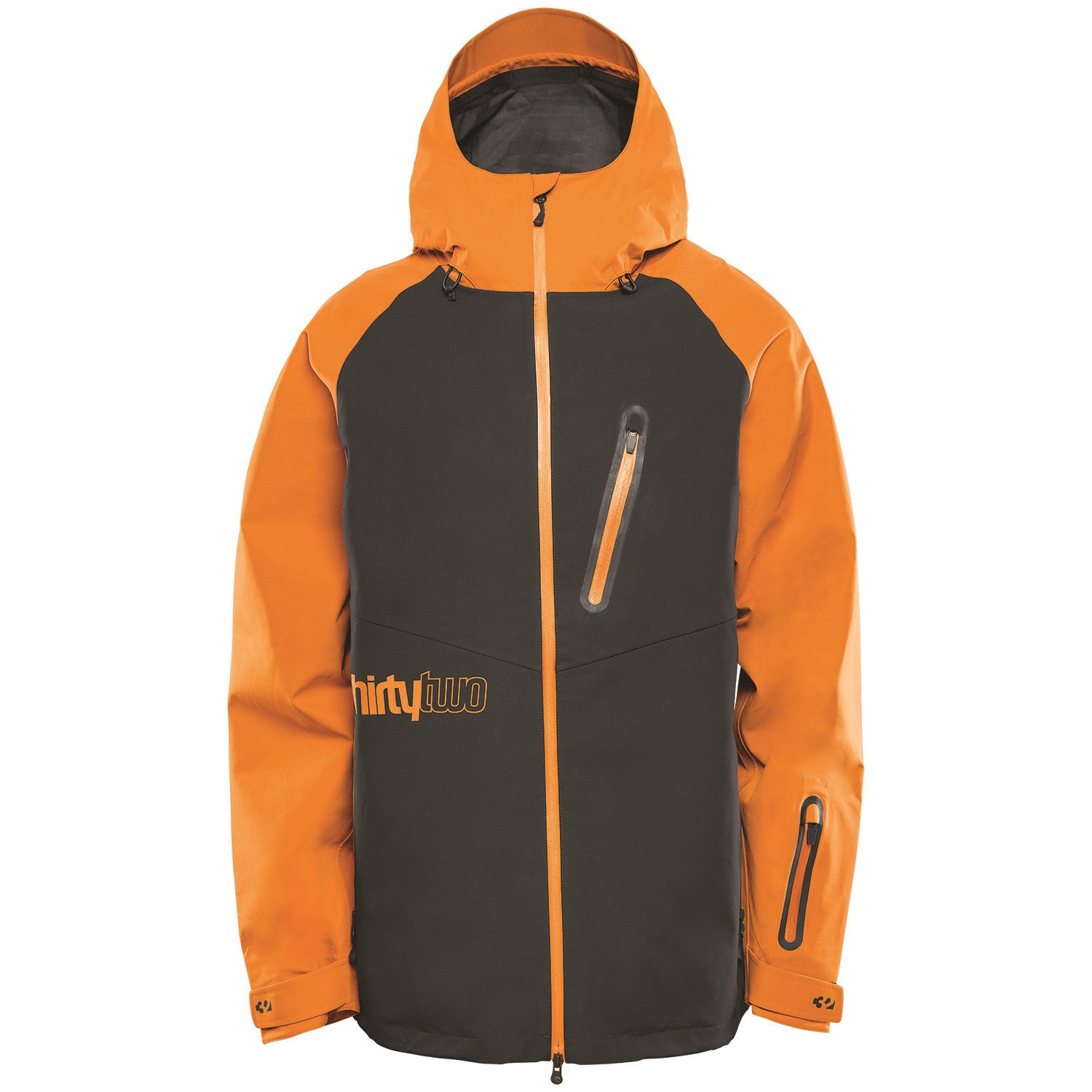 цена Куртка thirtytwo Grasser, цвет Black/Orange