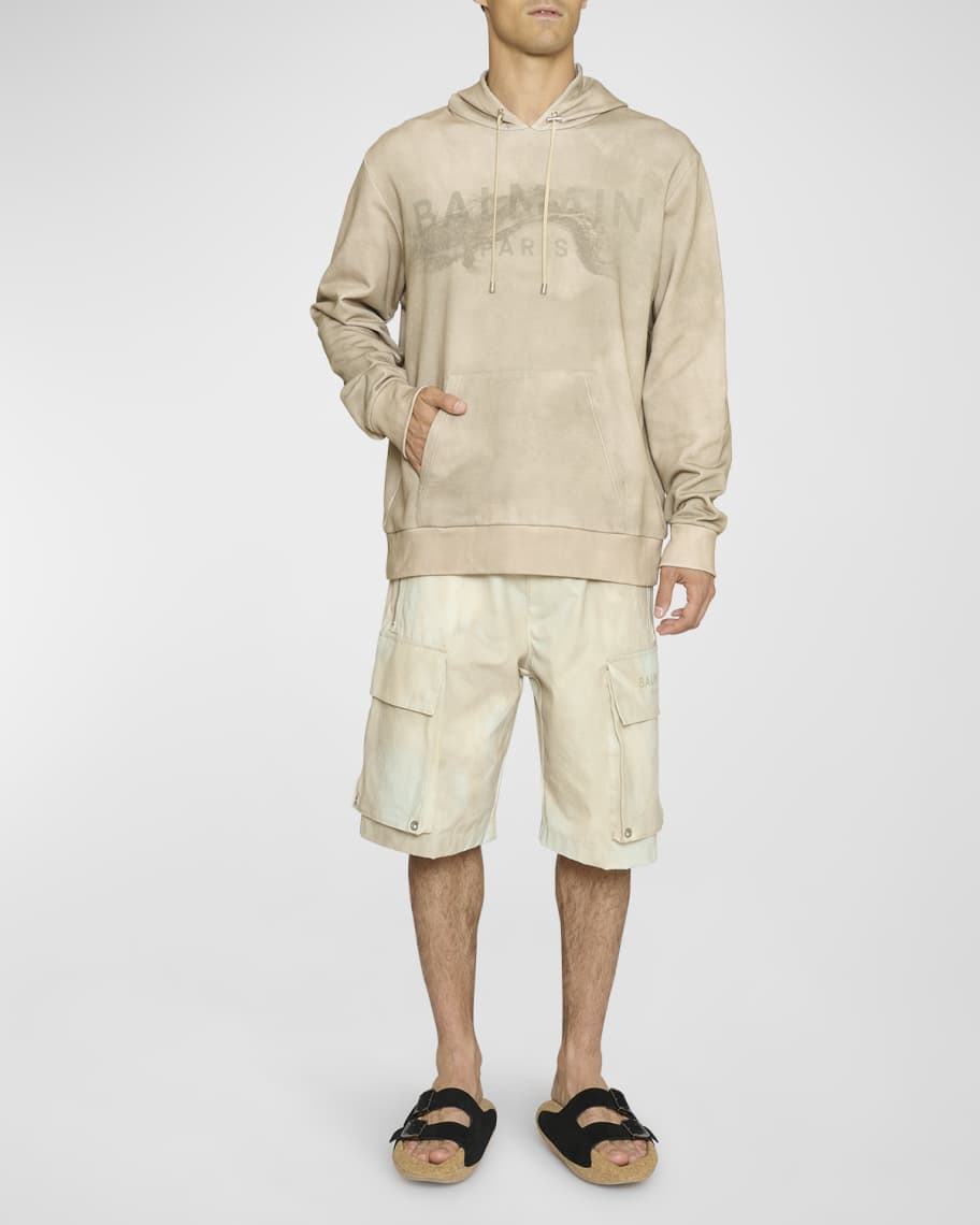 

Мужская худи с логотипом Desert Balmain