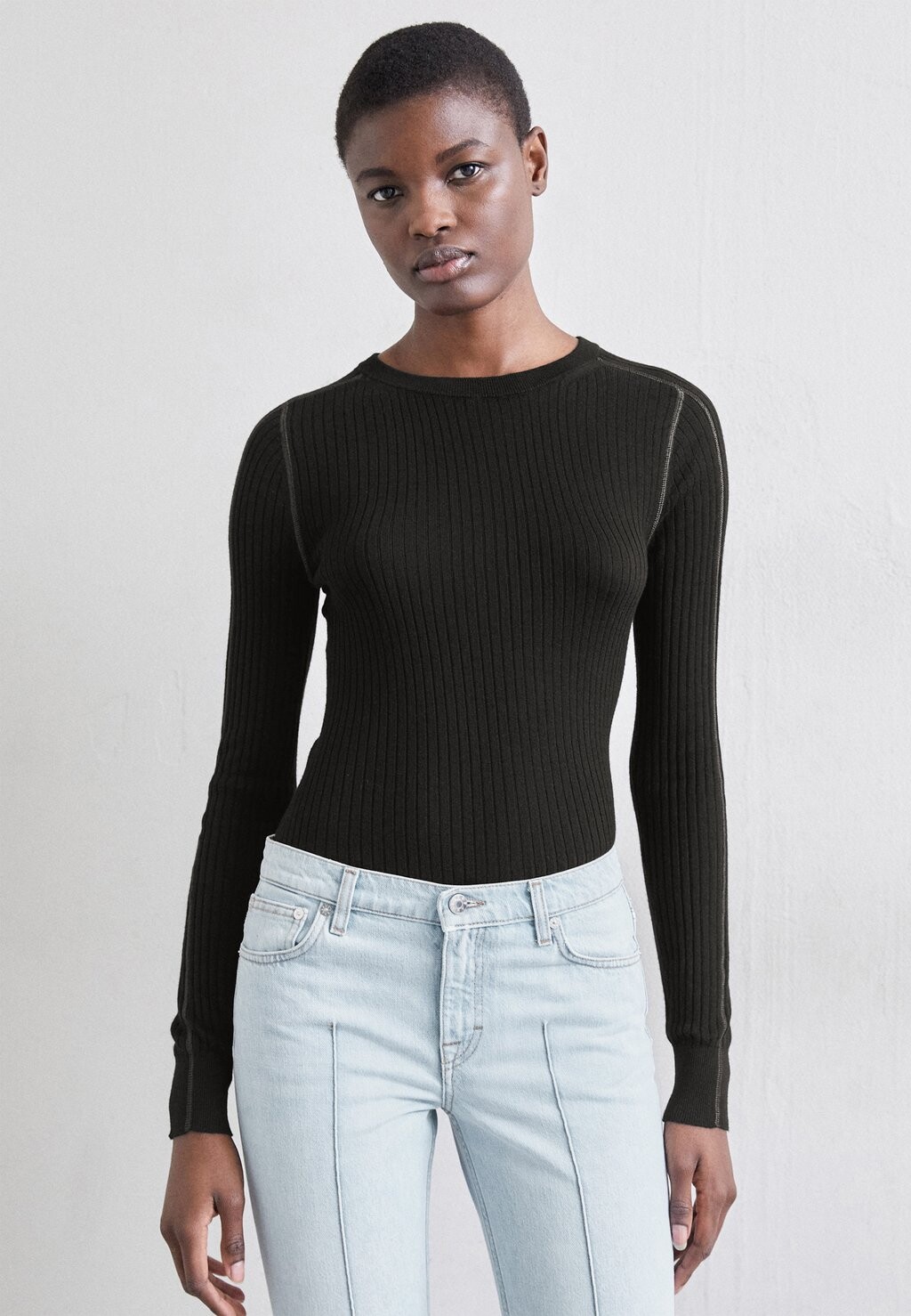 

Джемпер Filippa K LIGHT, цвет black/brow