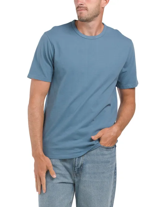 

Футболка с короткими рукавами Garment Dye Vince, цвет Sea