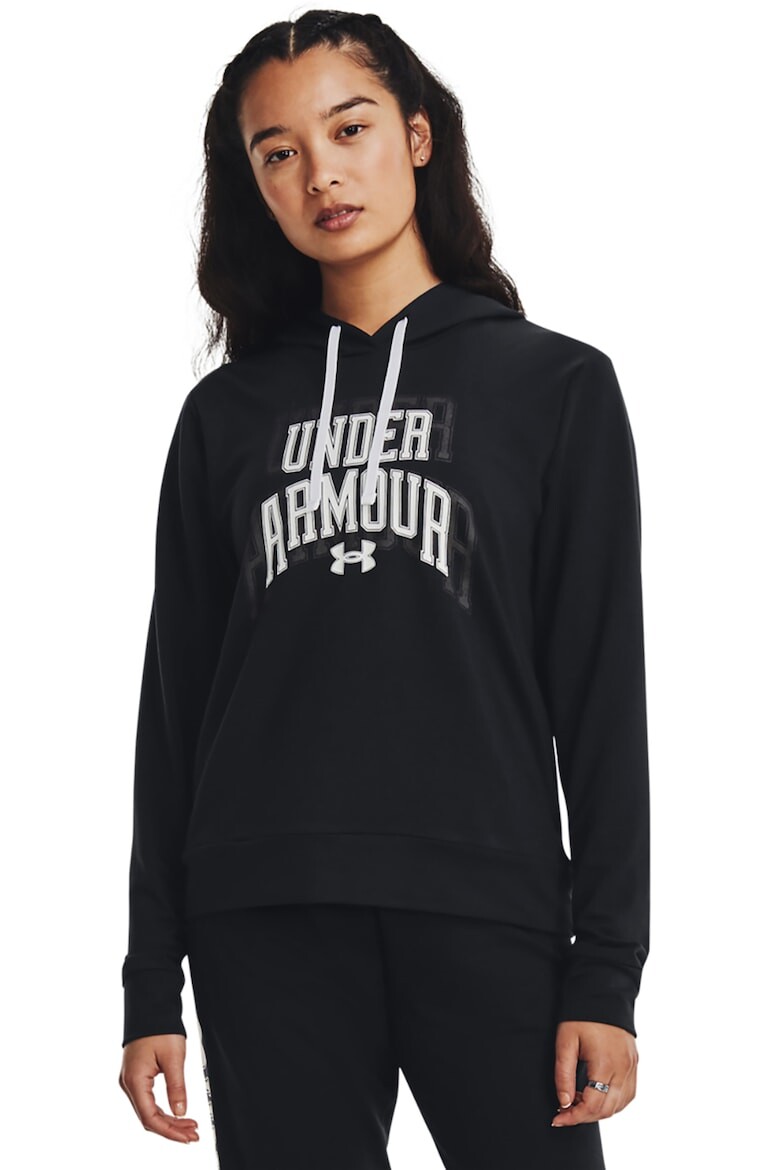 

Спортивная толстовка с логотипом Rival Under Armour, черный