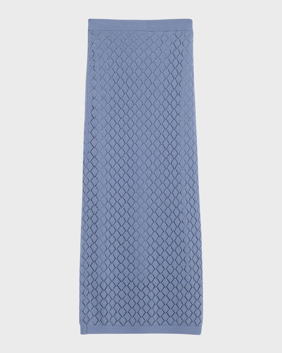 

Трикотажная юбка Addison Pointelle A.L.C., цвет Steel Blue