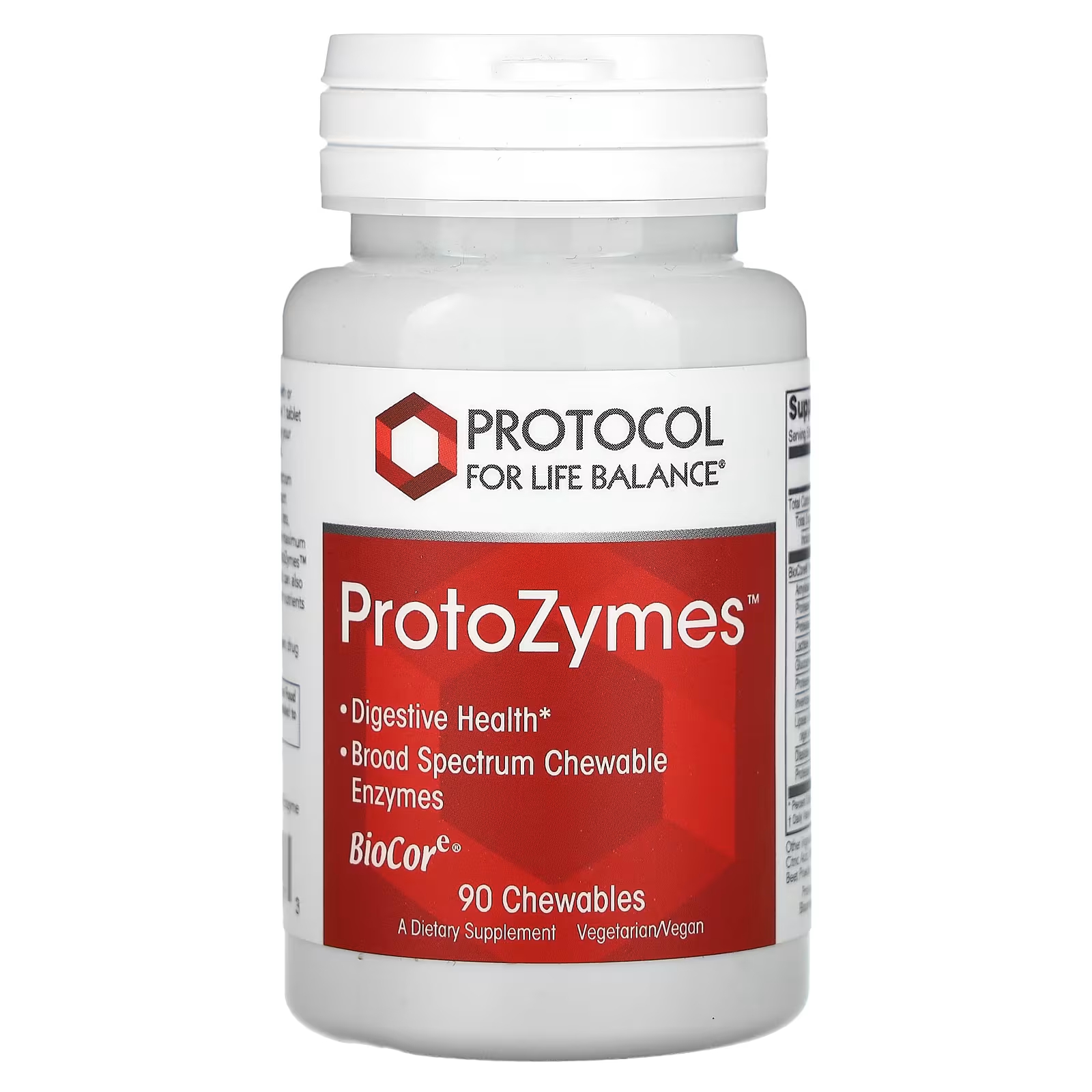 Пищевая добавка Life Balance ProtoZymes, 90 жевательных таблеток gastrozen пищеварительные ферменты 30 жевательных таблеток euro pharma