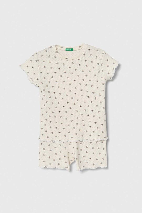 

United Colors of Benetton Детская хлопковая пижама, бежевый