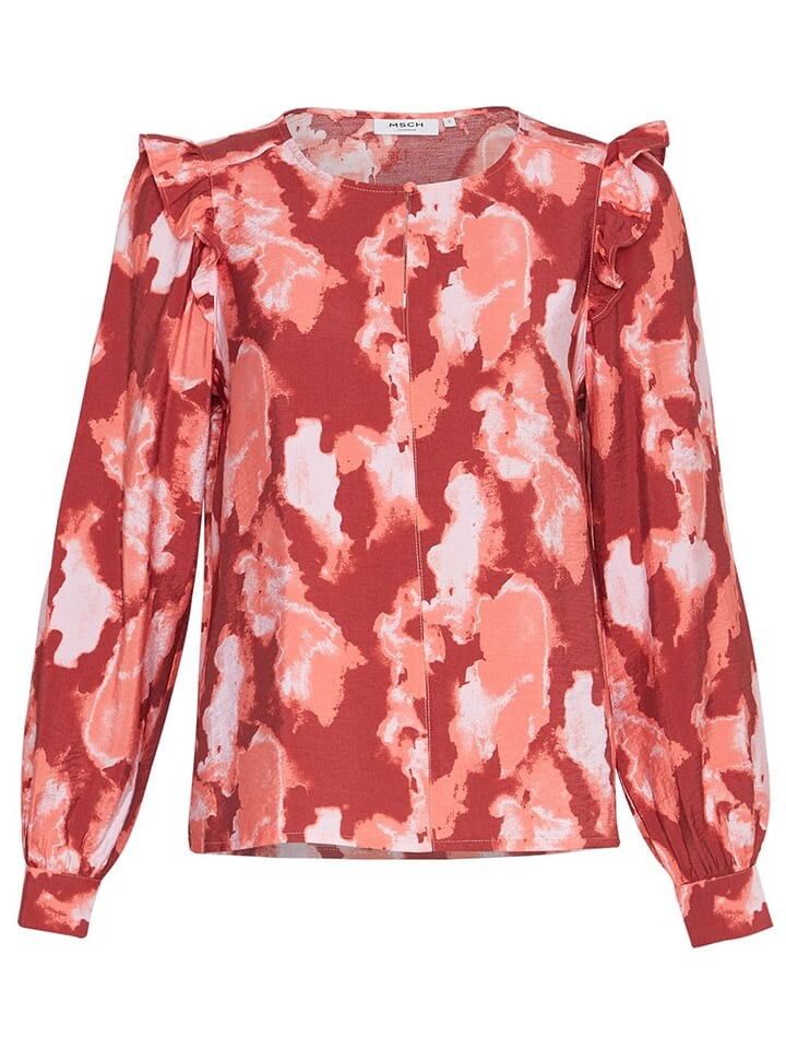 

Блуза MOSS COPENHAGEN Magnella Ladonna, цвет rot/pink