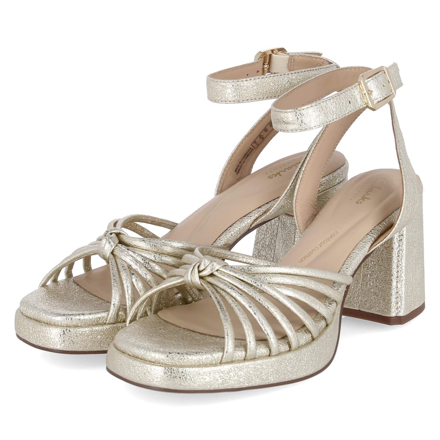 

Сандалии Clarks Riemchensandaletten RITZY75 FAYE, золотой