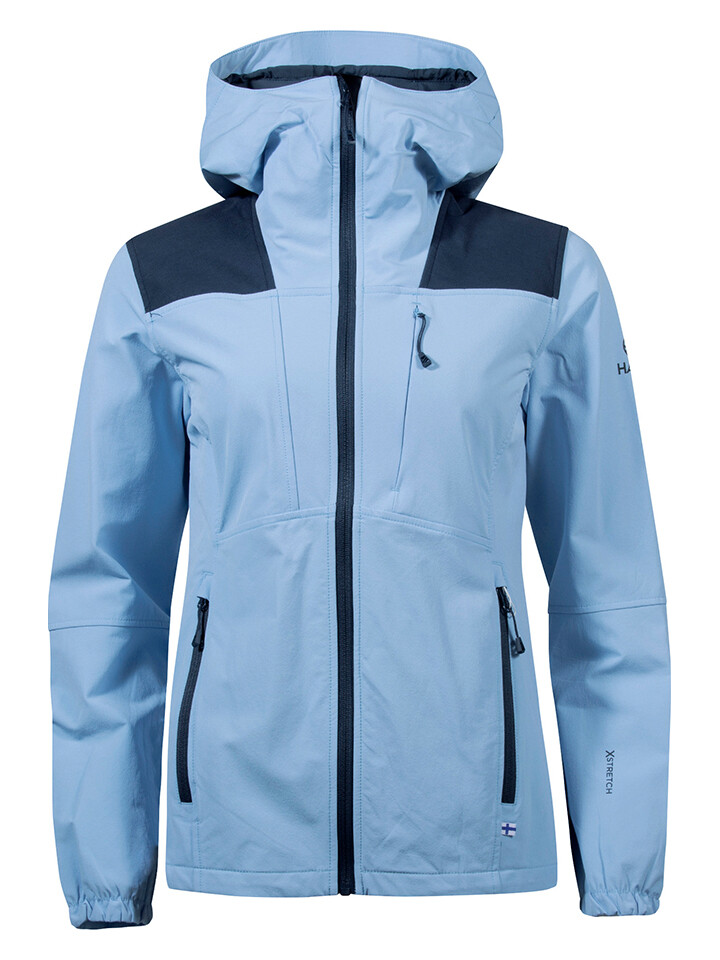 

Куртка софтшелл Halti Pallas Warm X Stretch, светло синий