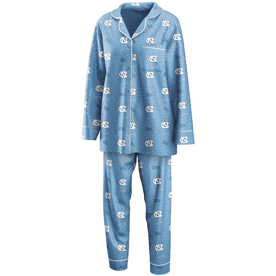 

Пижамный комплект WEAR by Erin Andrews North Carolina Tar Heels, синий