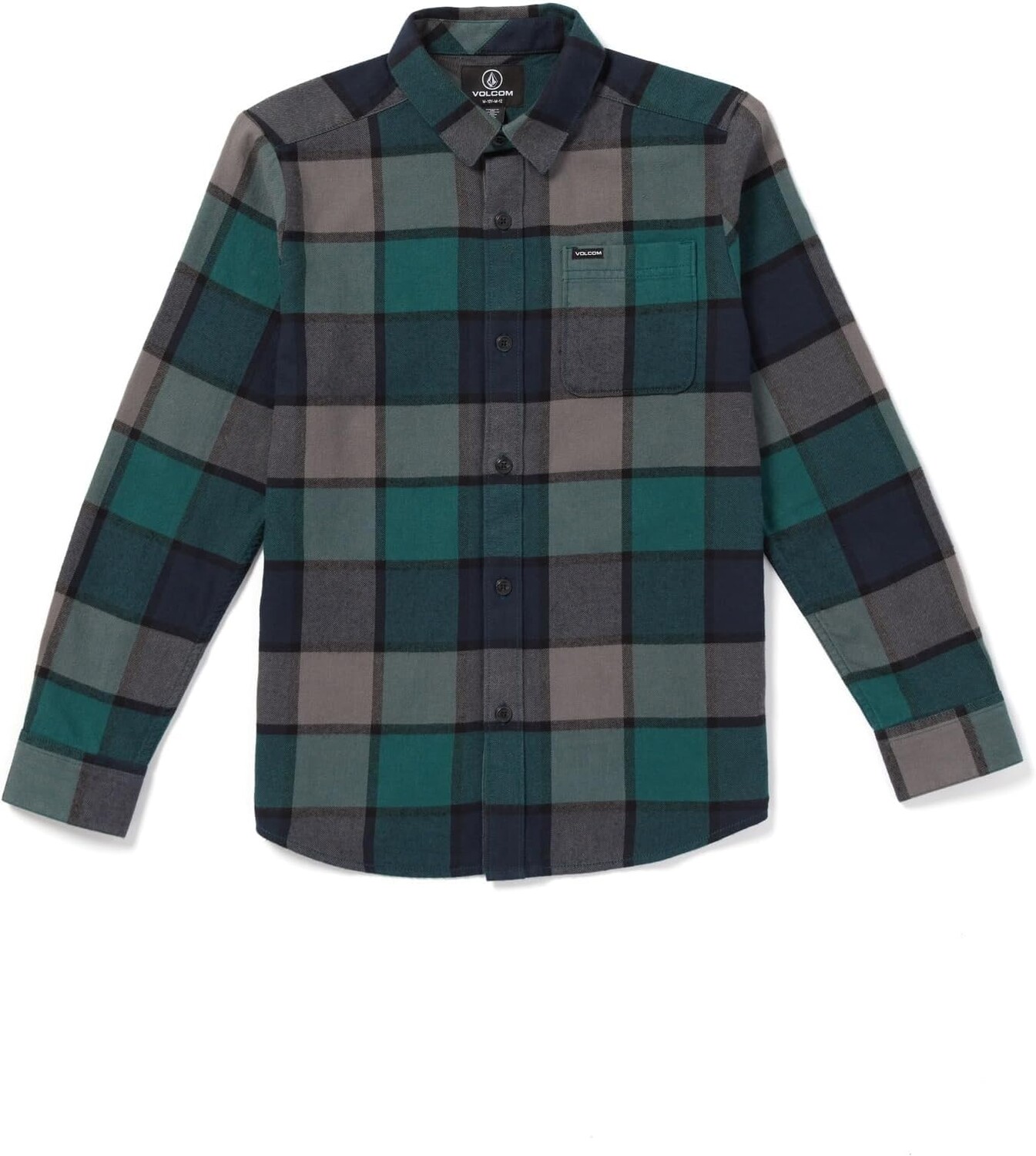 

Рубашка Volcom Kids Caden Plaid, темно-синий