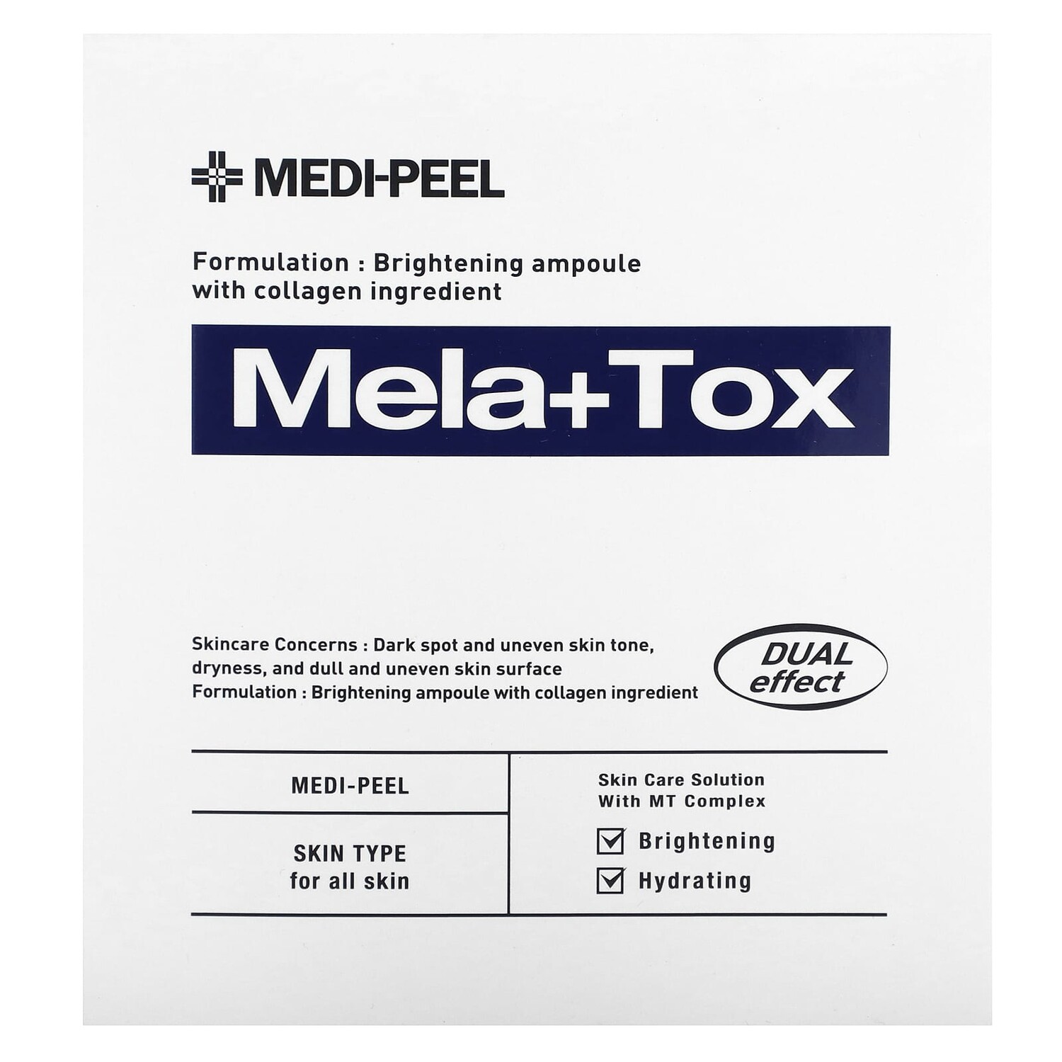 

Mela Plus Tox, ампула, 35 мл (1,18 жидк. Унции), Medi-Peel