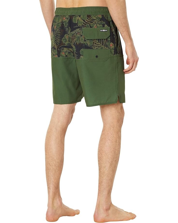 

Шорты для плавания Salty Crew Doubletime 19" Elastic Utility Boardshorts, цвет Military
