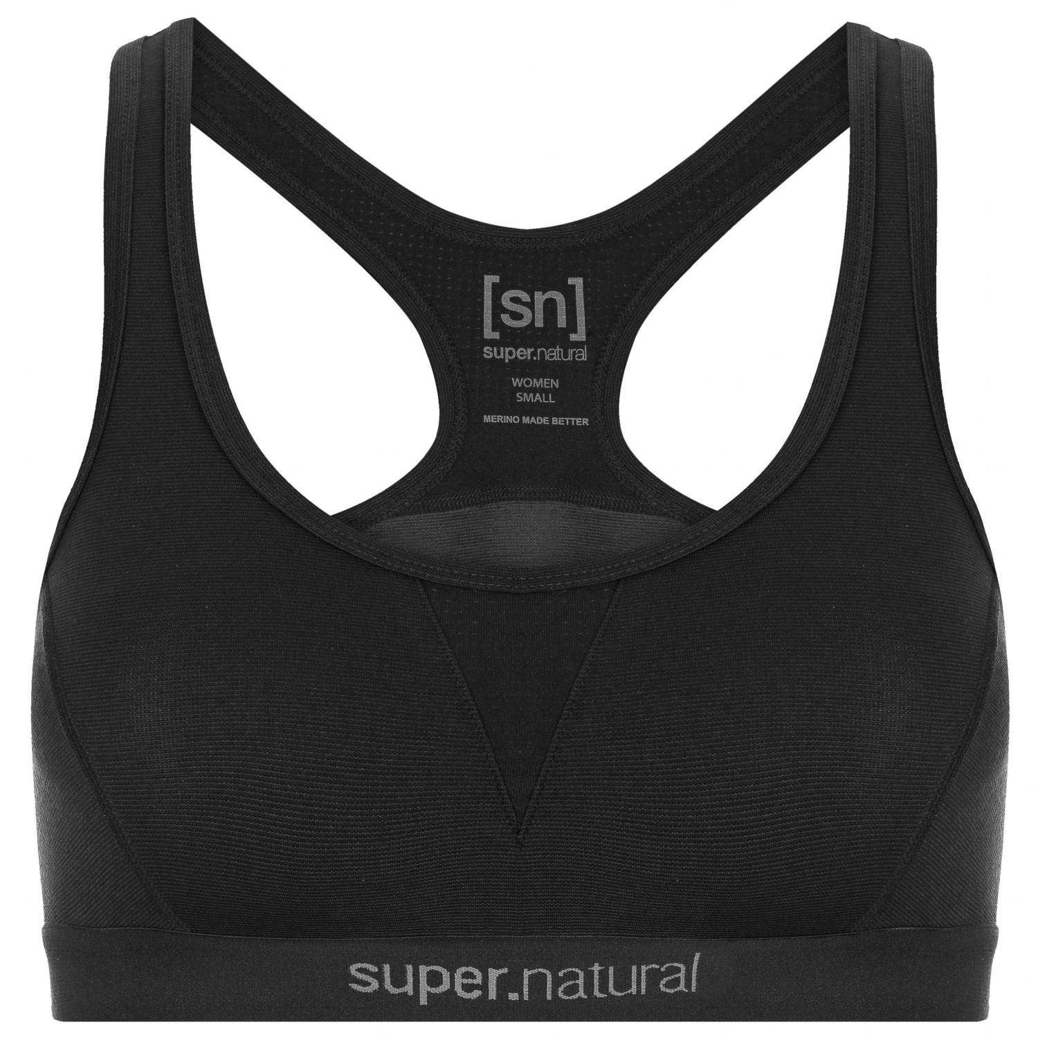 Спортивный бюстгальтер Super Natural Women's Semplice Bra, цвет Jet Black