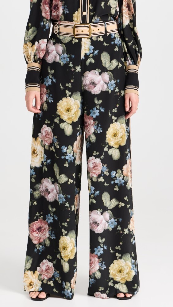 

Брюки Zimmermann Floral, разноцветный