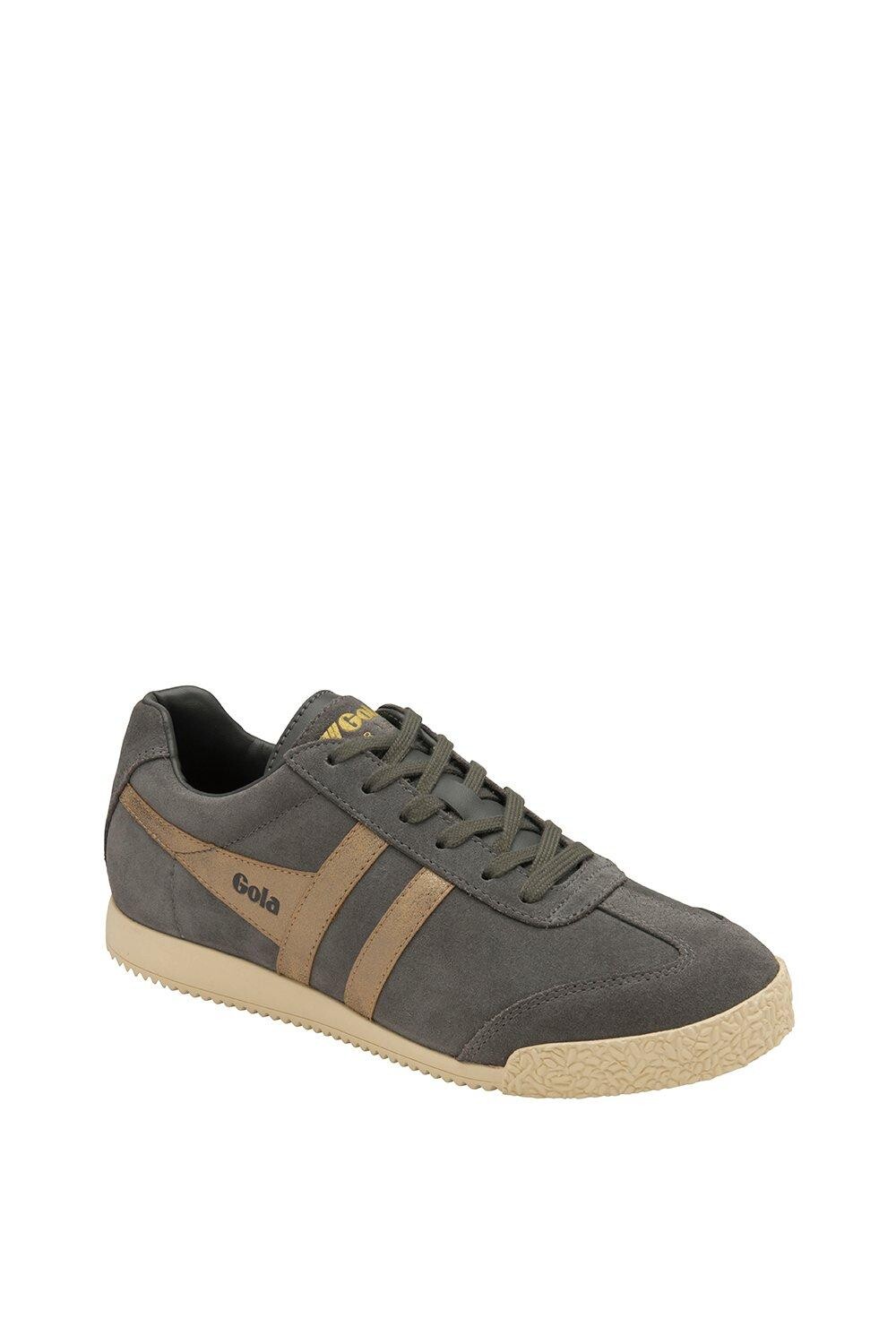 

Кроссовки 'Harrier Mirror' Suede Lace-Up Trainers Gola, серый