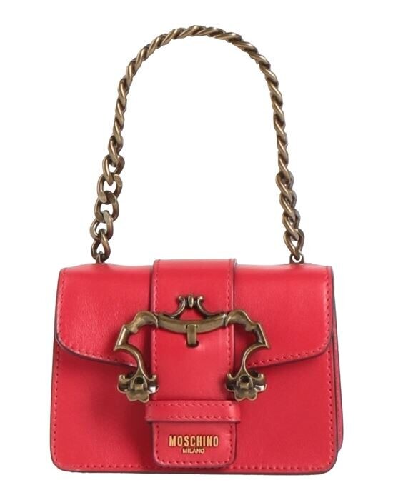 

Сумка MOSCHINO, кирпично-красный