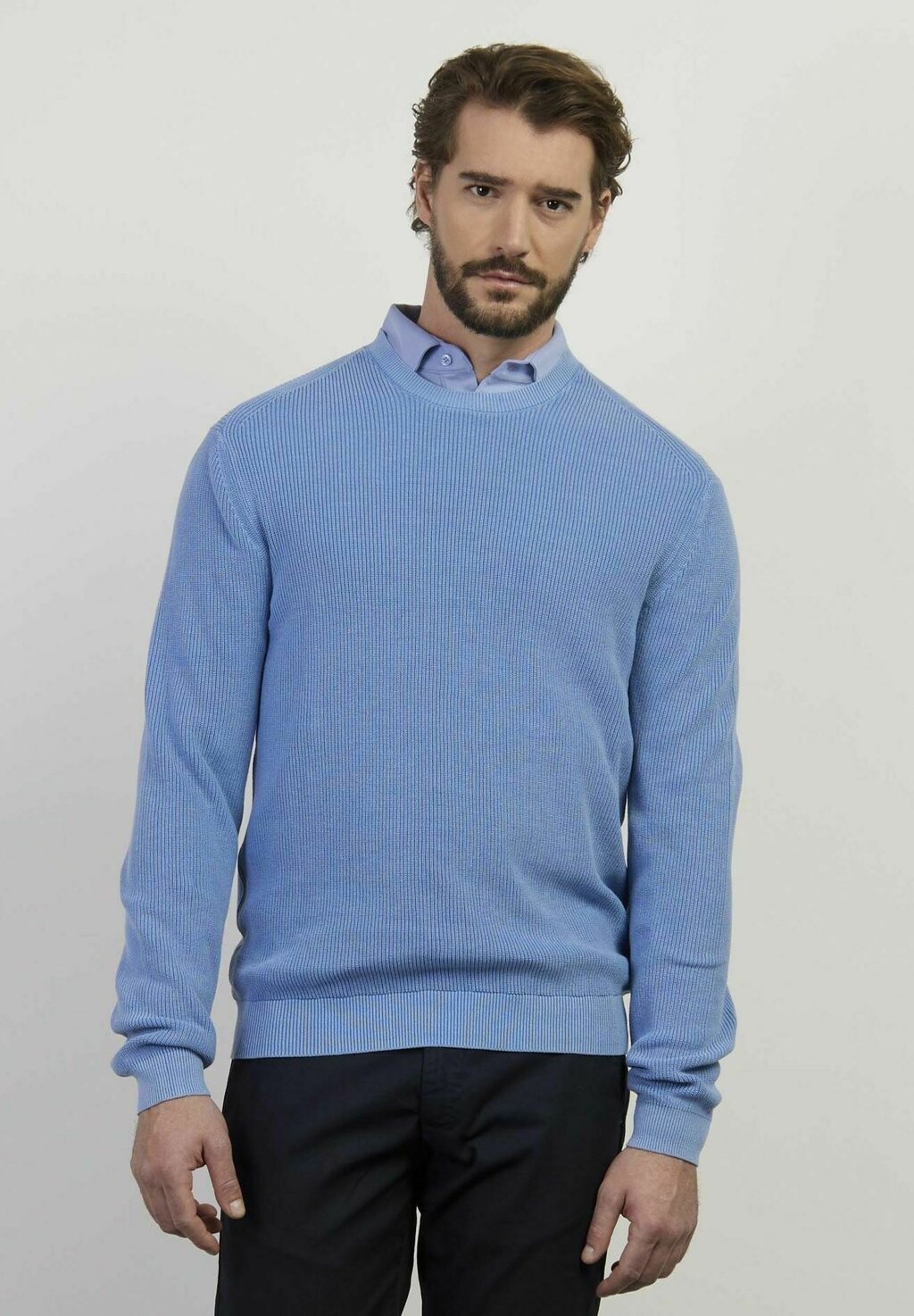 

Вязаный свитер PURE Conbipel, цвет azzurro