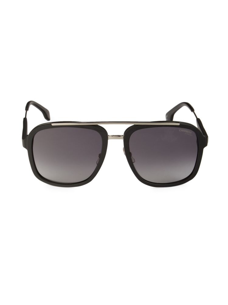 

Квадратные солнцезащитные очки 57MM Carrera, черный