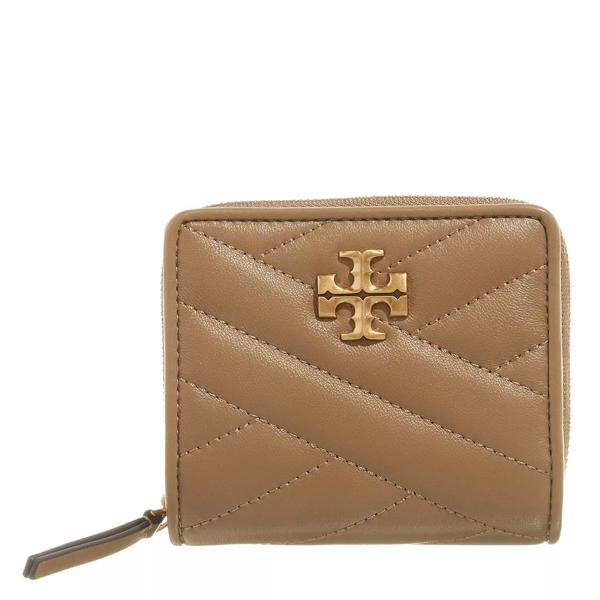 

Кошелек kira chevron bi-fold wallet Tory Burch, коричневый