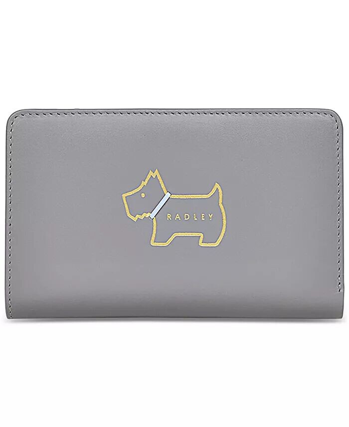 

Женский мини-кошелек с клапаном и надписью Heritage Dog Outline Radley London, серый