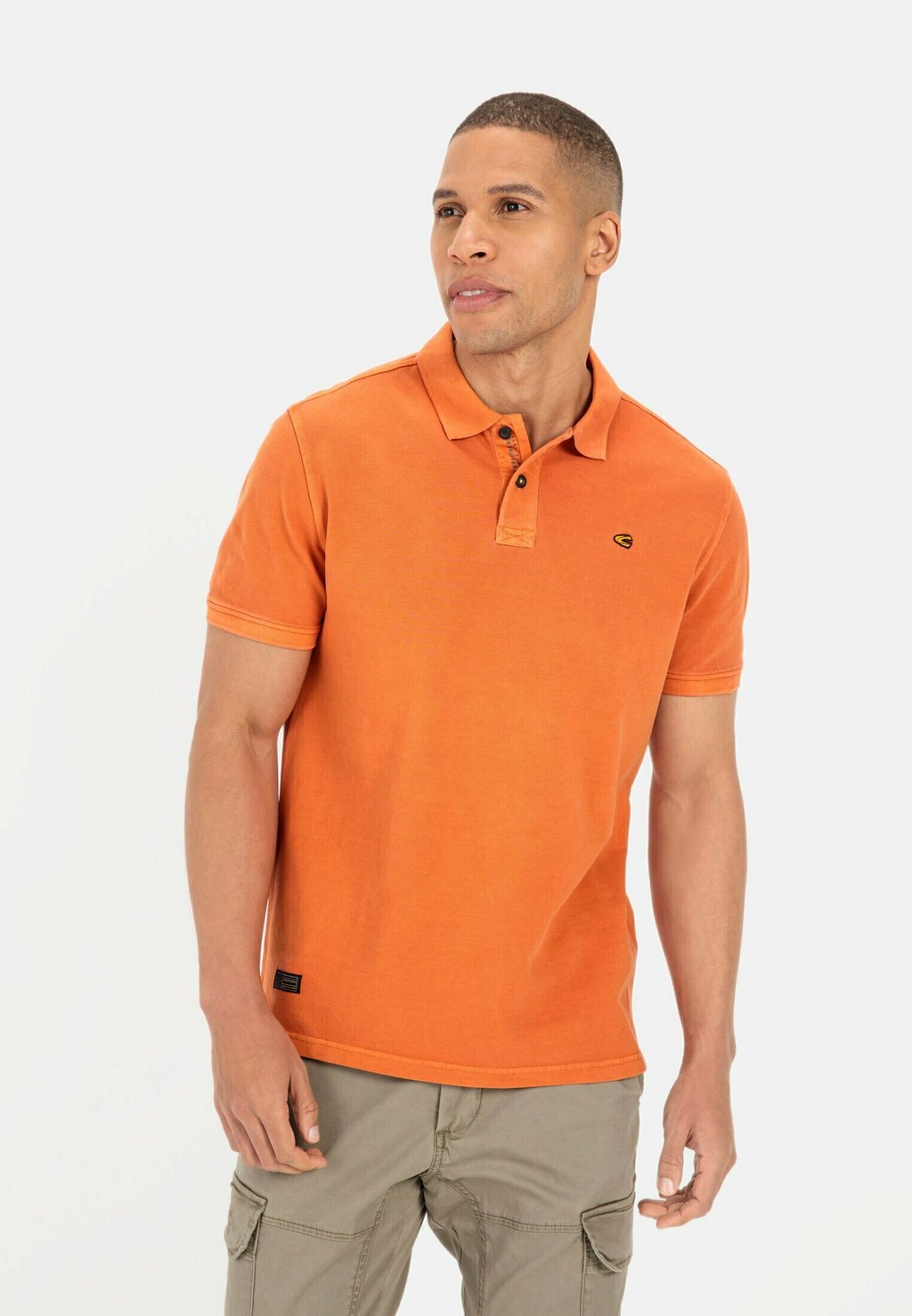 Рубашка-поло camel active, цвет orange поло camel active хлопок размер s красный