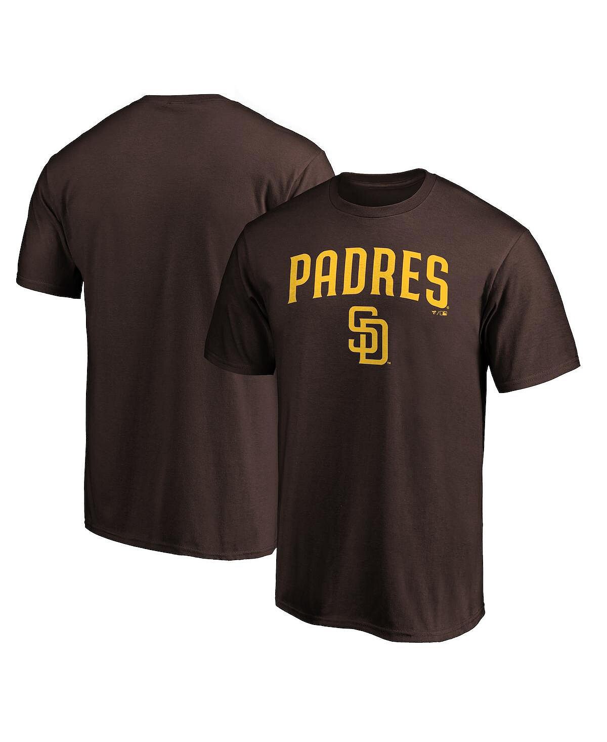 

Мужская коричневая футболка с логотипом San Diego Padres Team Fanatics, Коричневый