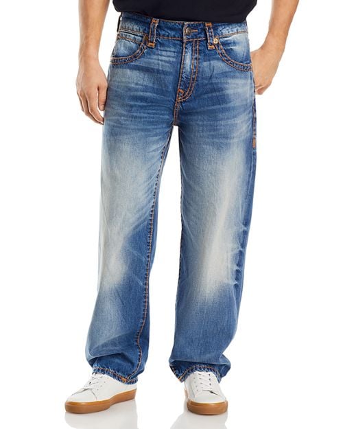 

Джинсы свободного кроя True Religion Sami в цвете Athens Blue True Religion, цвет Blue