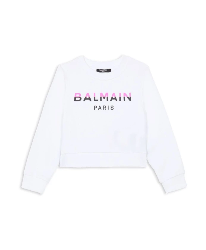 

Толстовка с логотипом Balmain, белый