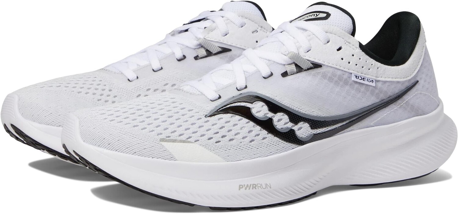 

Кроссовки Ride 16 Saucony, цвет White/Black, Белый