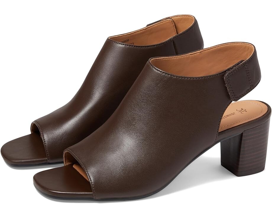 

Туфли Johnston & Murphy Evelyn Open Toe Bootie, цвет Brown Glove