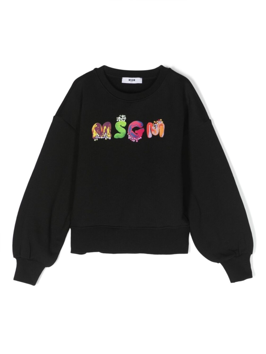 

Толстовка с логотипом MSGM Kids, черный