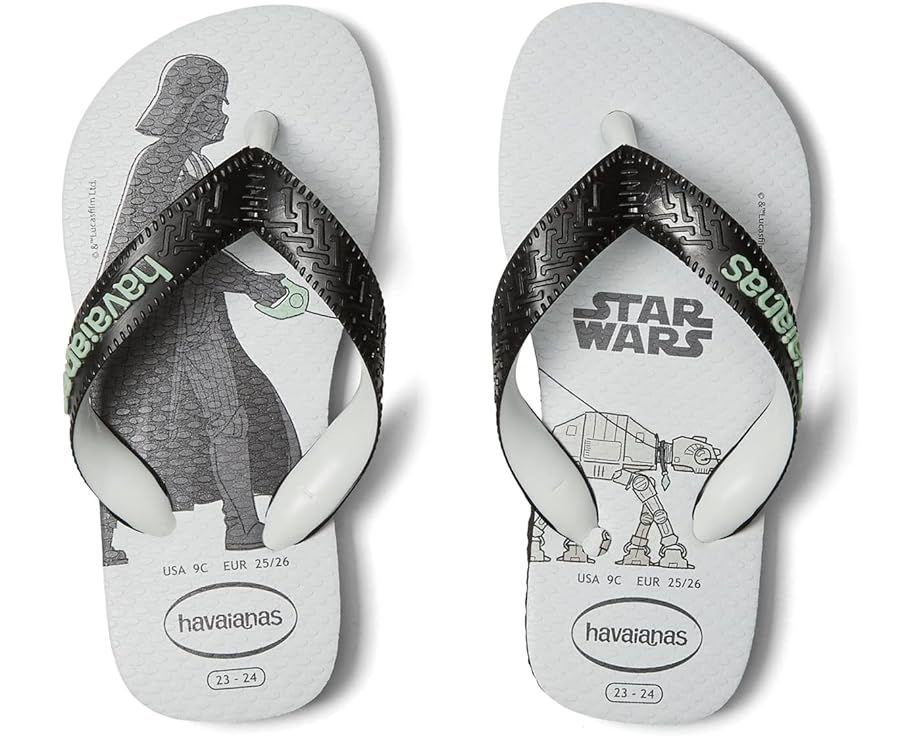 

Сандалии Havaianas Max Star Wars Flip Flops, черный/белый