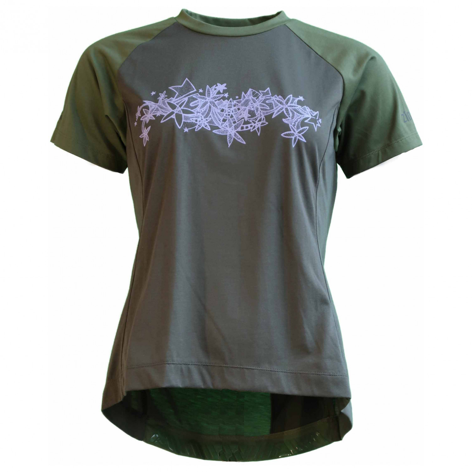 Велосипедный трикотаж Zimtstern Women's PureFlowz Shirt S/S, цвет Forest Night/Bronze Green