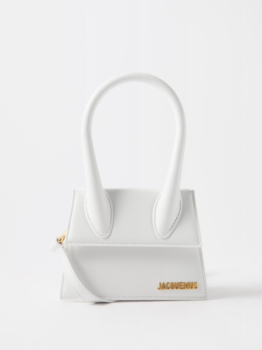 

Кожаная сумка chiquito среднего размера Jacquemus, белый