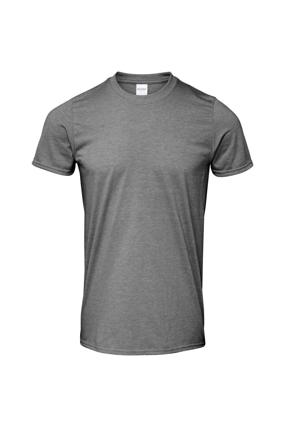 Мягкая футболка с короткими рукавами Gildan, серый