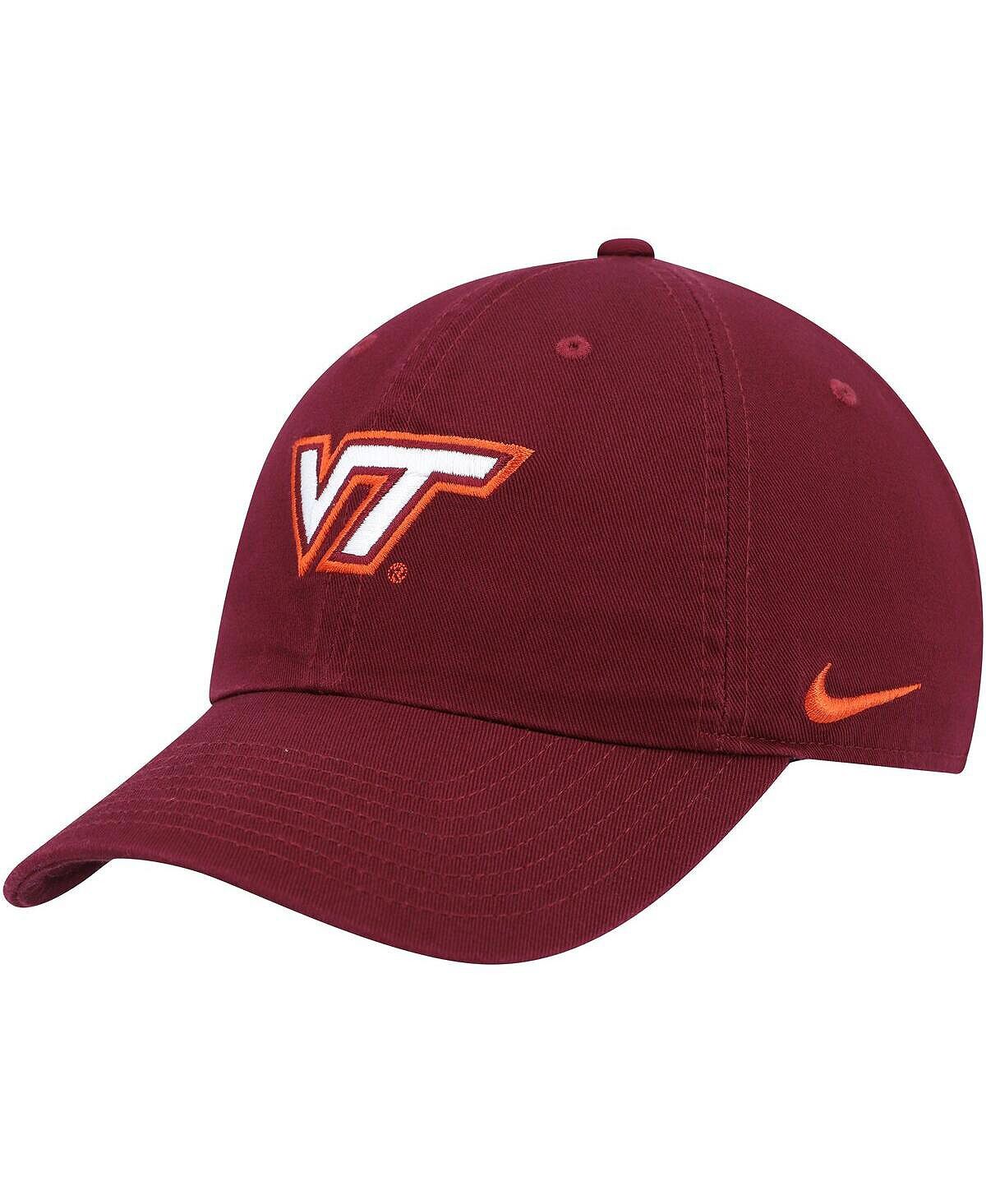 

Мужская темно-бордовая регулируемая кепка с логотипом Virginia Tech Hokies Heritage86 Nike