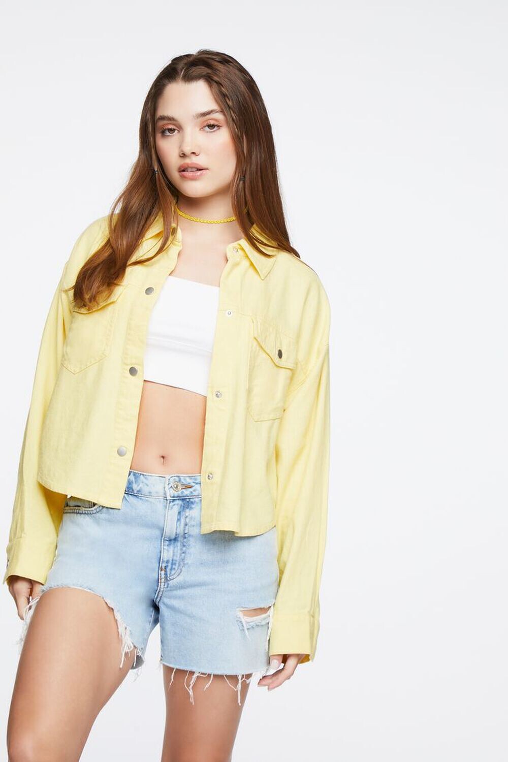 

Льняная куртка на пуговицах Forever 21